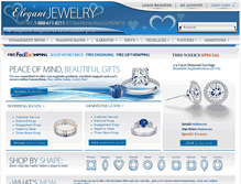 Tablet Screenshot of elegantjewelry.com